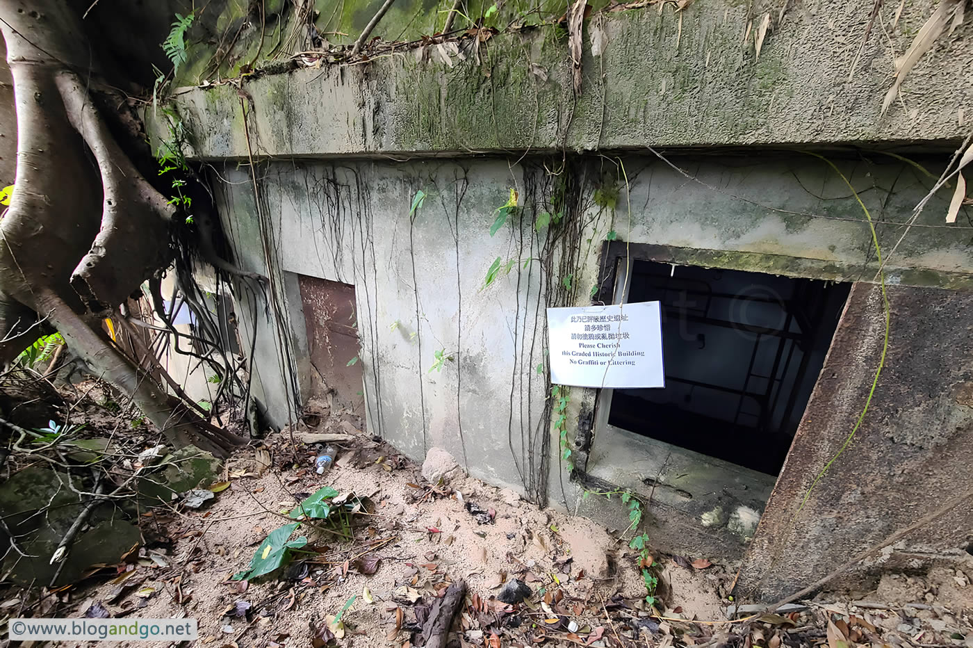 War Time Trail - WNC Gap Station 9 - West Brigade HQ Silted Passageway